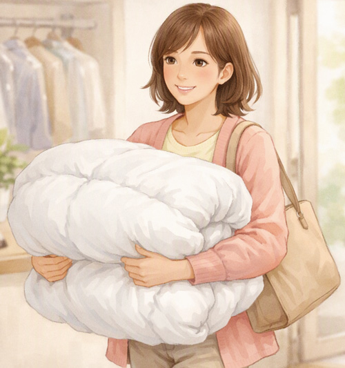羽毛ふとんに血液がついてしまったら?